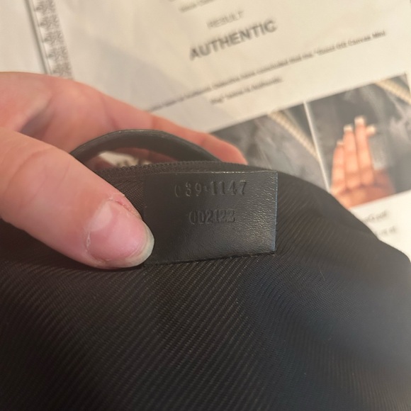 Black Gucci Mongram Mini Bag - Picture 3 of 9